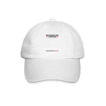 Wir werden Dich vermissen Zur Erinnerung an Team - Baseballkappe - Weiß/Weiß - Vorne