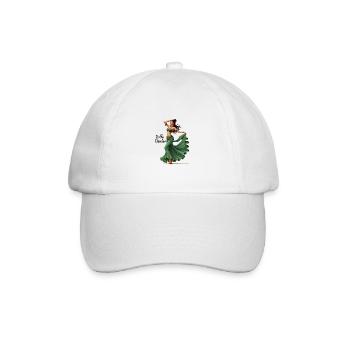 Bauchtanz Bauchtänzerin Bauchtanzkurse - Baseballkappe - Weiß/Weiß - Vorne