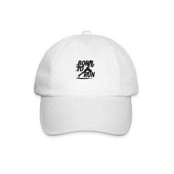 Läufer für einen Jogger und Läufer - Baseballkappe - Weiß/Weiß - Vorne