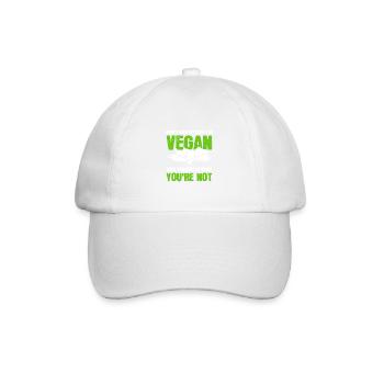 Pourquoi suis-je vegan Vegan Activist Gift - Casquette classique - blanc/blanc - Devant