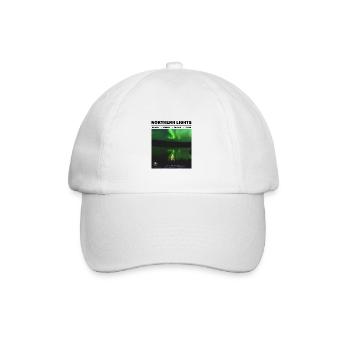 Aurores boréales Aurores boréales Scandinavie Design - Casquette classique - blanc/blanc - Devant