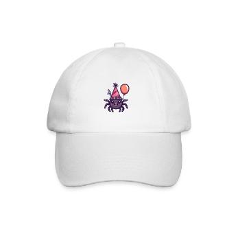Tarentule Anniversaire Bébé - Casquette classique - blanc/blanc - Devant