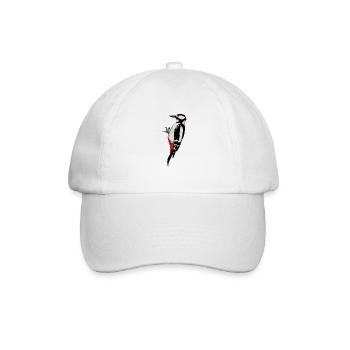 Woodpecker - Baseball Cap - white/white - Front