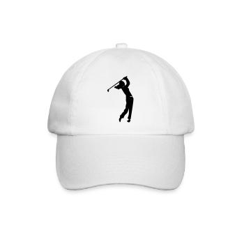 golfeuse - Baseball Cap - white/white - Front