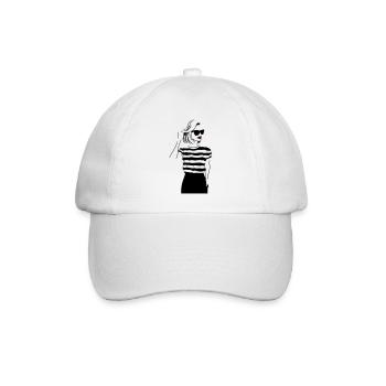 Kiss of the Night Lip Accent - Baseball Cap - white/white - Front