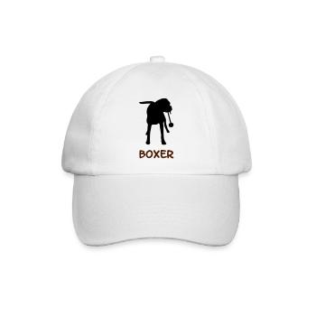 Boxer_2_cb - Baseballkappe - Weiß/Weiß - Vorne