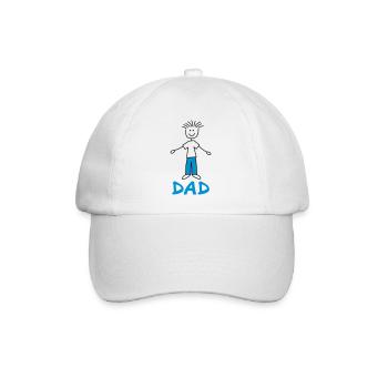 Dad - Baseballkappe - Weiß/Weiß - Vorne