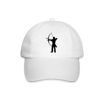 Bogenschießen - Baseballkappe - Weiß/Weiß - Vorne