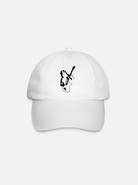 Hard Rock Musik Tribal - Baseballkappe - Weiß/Weiß