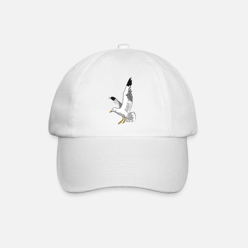 mouette - Casquette classique - blanc/blanc