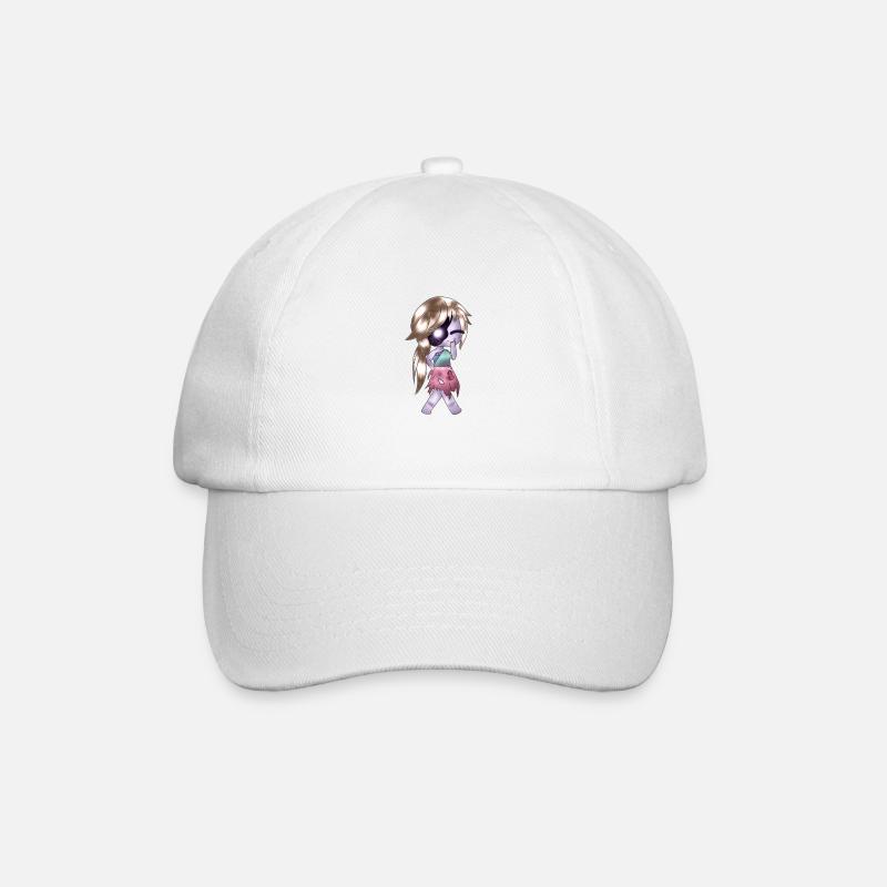 Gacha Anime 18 - Baseball Cap - white/white