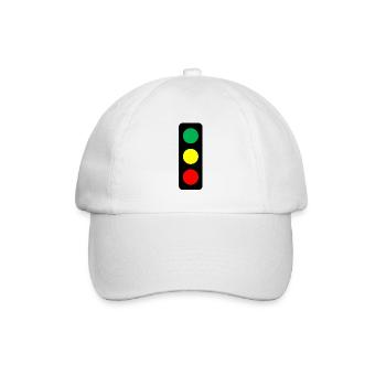 Feux de signalisation - Casquette classique - blanc/blanc - Devant