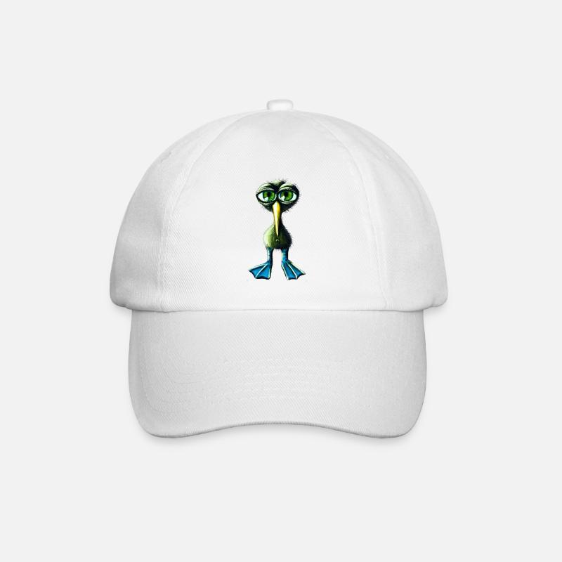 Blaufusstoelpel - Baseballkappe - Weiß/Weiß