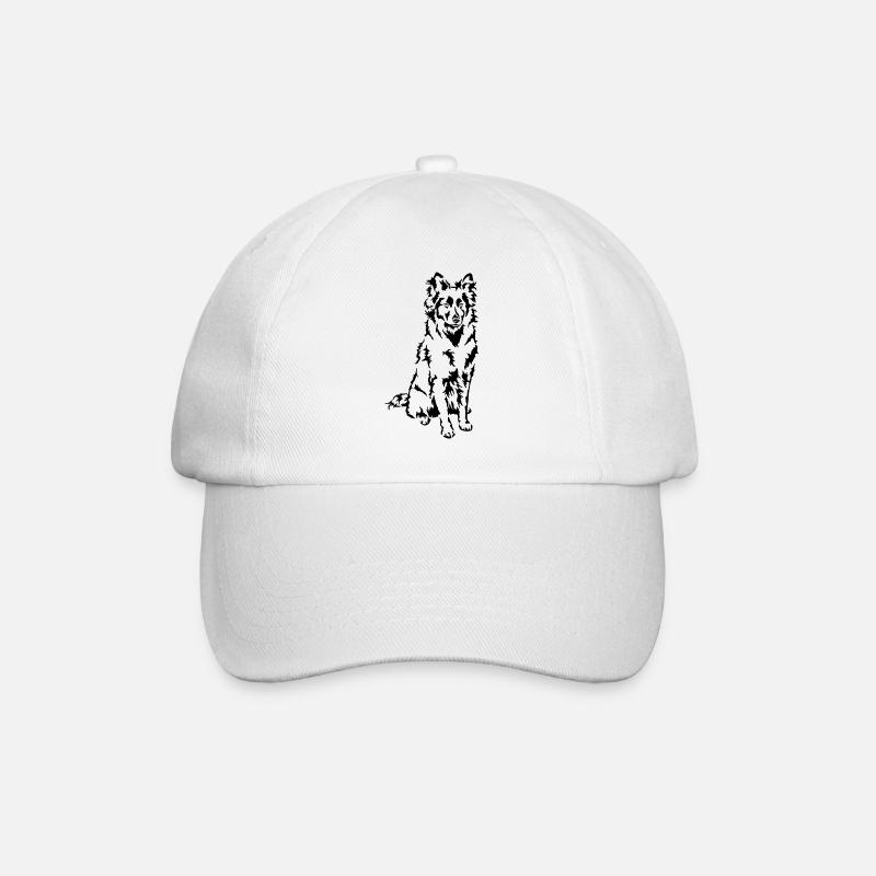 Mudi - Baseballkappe - Weiß/Weiß