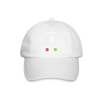 Sport de passe-temps d'entraîneur de handball disant cadeau - Casquette classique - blanc/blanc - Devant