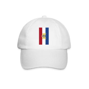 Fahnenaffen aus den Niederlanden - Baseballkappe - Weiß/Weiß - Vorne