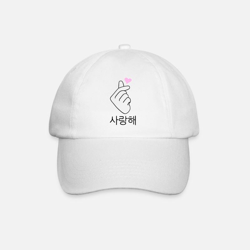 Coeur de doigt - Casquette classique - blanc/blanc