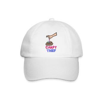 Candy Statement Dent sucrée Bonbons délicieux - Casquette classique - blanc/blanc - Devant