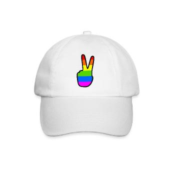 Lgbtq - Casquette classique - blanc/blanc - Devant