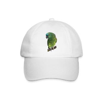 L’amazone à front bleu - Casquette classique - blanc/blanc - Devant