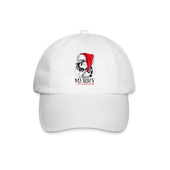 Santa TOSA INU Joyeux Noël Chiens Wilsigns - Casquette classique - blanc/blanc - Devant