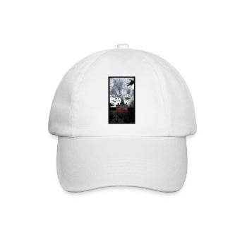 T-shirt creepy forest entering forbidden gift - Baseball Cap - white/white - Front