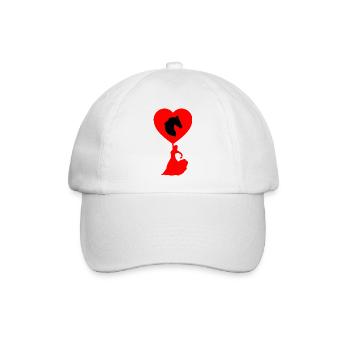 Cheval - Casquette classique - blanc/blanc - Devant