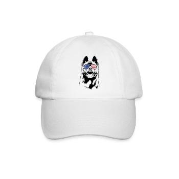 American AKITA America Flag Sunglasses Wilsigns - Baseball Cap - white/white - Front