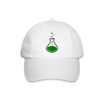 poisonous potion - Baseball Cap - white/white - Front