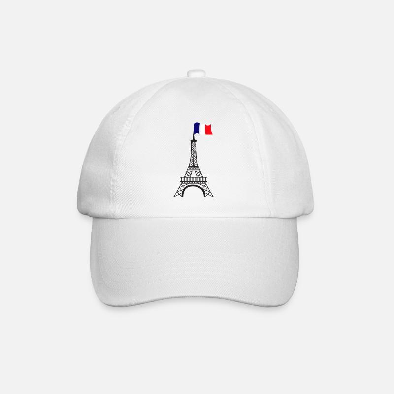 Tour Eiffel - Casquette classique - blanc/blanc