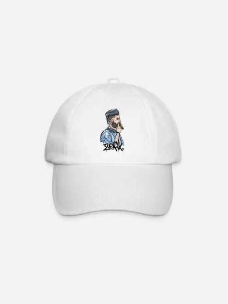 Rieser Grantler // Illustration - Baseballkappe - Weiß/Weiß