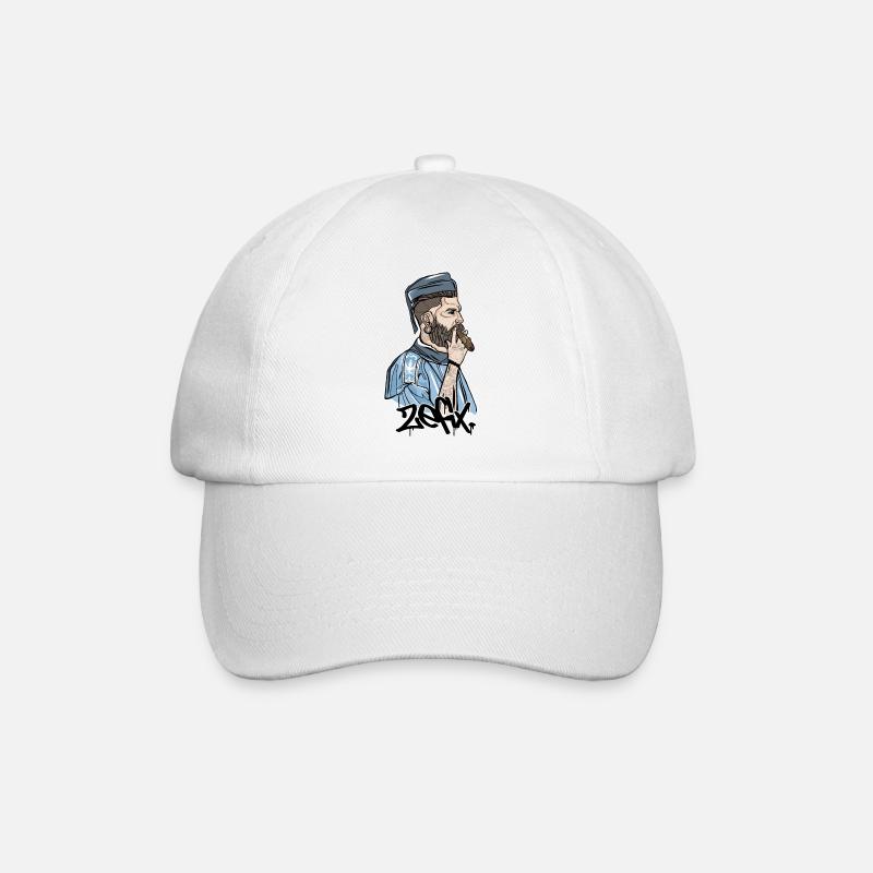 Rieser Grantler // Illustration - Baseballkappe - Weiß/Weiß