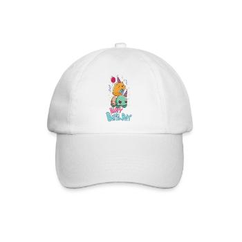 Anniversaire de Capybara - Casquette classique - blanc/blanc - Devant
