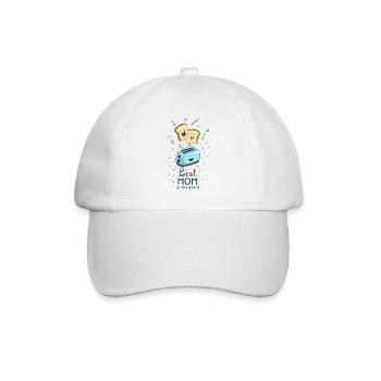 Toast - Meilleure maman du monde - Casquette classique - blanc/blanc - Devant