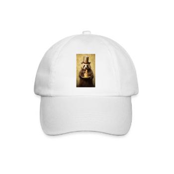 Anniversaire - Casquette classique - blanc/blanc - Devant