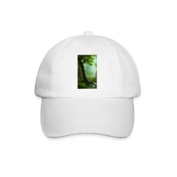 Silent forest magic - Baseball Cap - white/white - Front