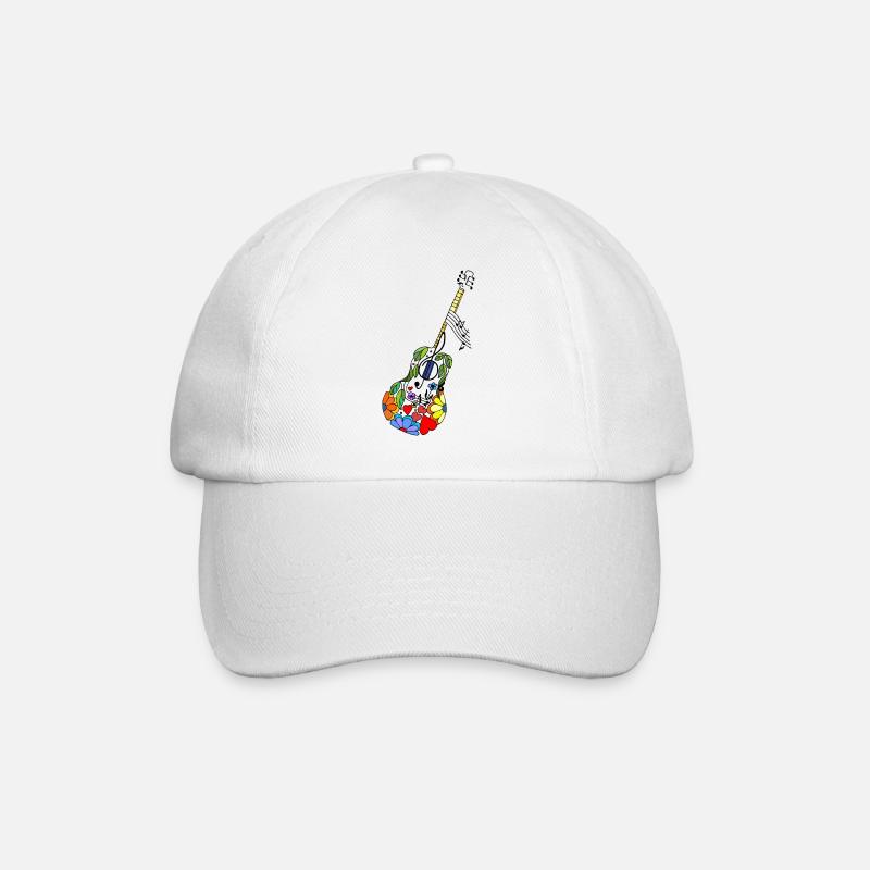 Guitare - Casquette classique - blanc/blanc