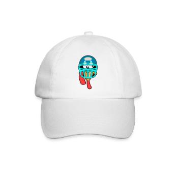 Turquie avec casque de football américain Thanksgiving - Casquette classique - blanc/blanc - Devant