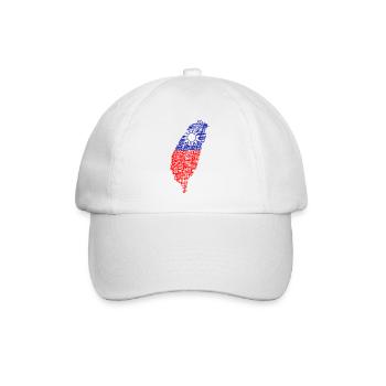 Taiwan - Baseballkappe - Weiß/Weiß - Vorne