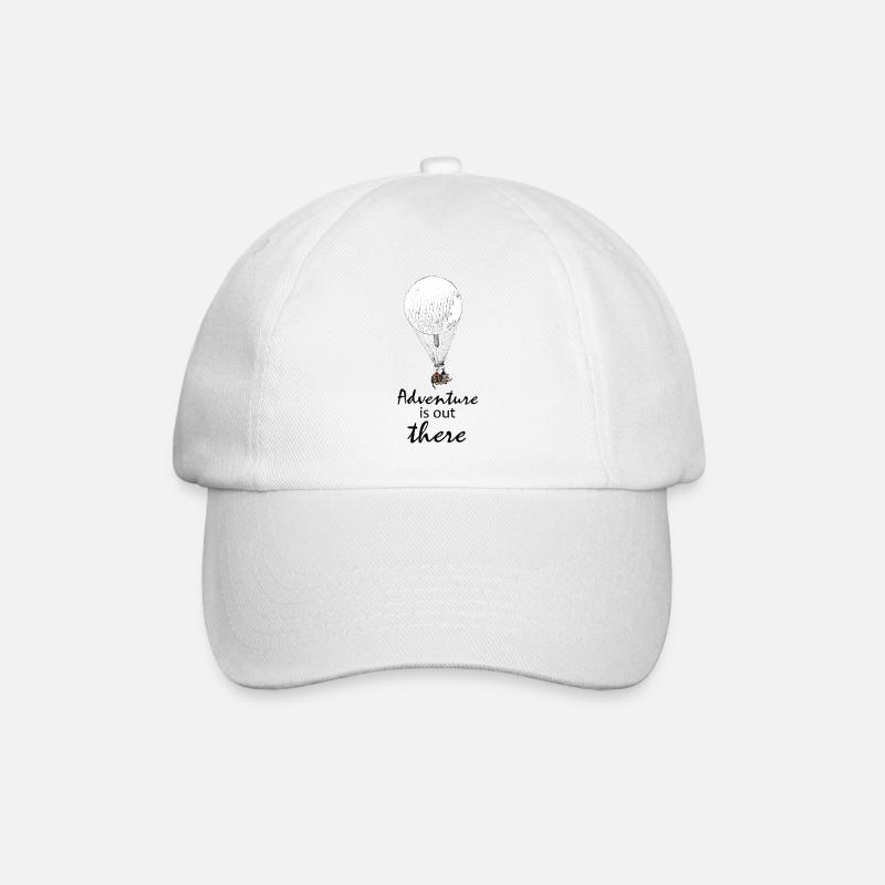 Heißluftballon - Baseballkappe - Weiß/Weiß
