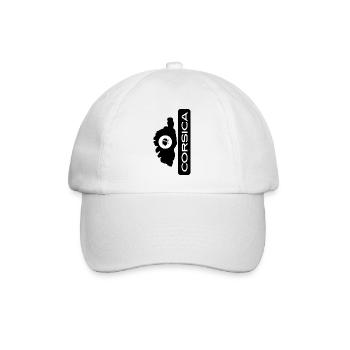 Corsica: la Beauté de la Corse et de ses Habitants - Casquette classique - blanc/blanc - Devant