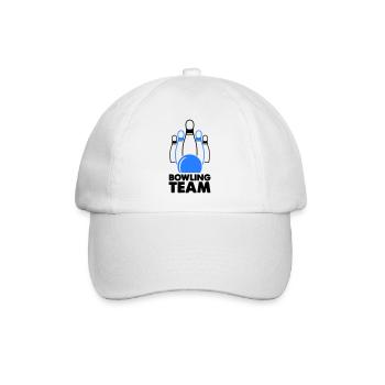 Équipe de bowling - Casquette classique - blanc/blanc - Devant