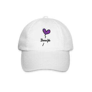 MOTHER'S DAY. HAPPY MOTHER'S DAY. MOM - Baseball Cap - white/white - Front