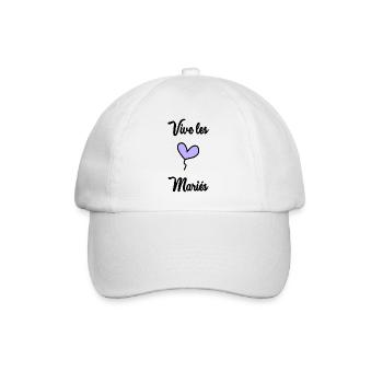 FUTURE MARIEE. EVJF. MARIEE. TEAM. TEAM MARIEE - Casquette classique - blanc/blanc - Devant