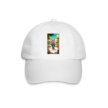 Journée sereine au jardin japonais - Casquette classique - blanc/blanc - Devant