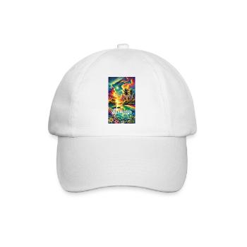 Parotonga Cook Islands Tropical - Baseball Cap - white/white - Front