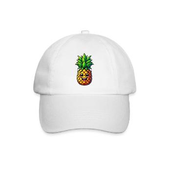Ananas - Casquette classique - blanc/blanc - Devant