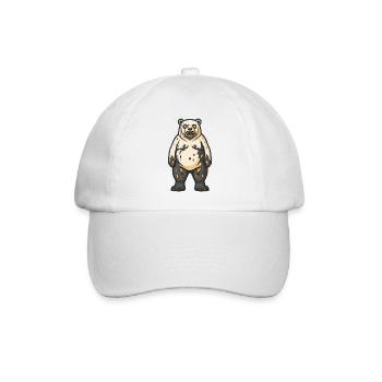 Polar Bear Halloween Animal - Baseball Cap - white/white - Front