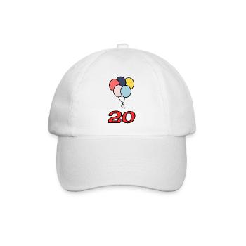 20. 20 YEARS. 20th ANNIVERSARY. 20 YEARS ANNIVERSARY. - Baseball Cap - white/white - Front