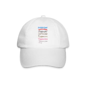 Cappuccino de tous les jours - Casquette classique - blanc/blanc - Devant